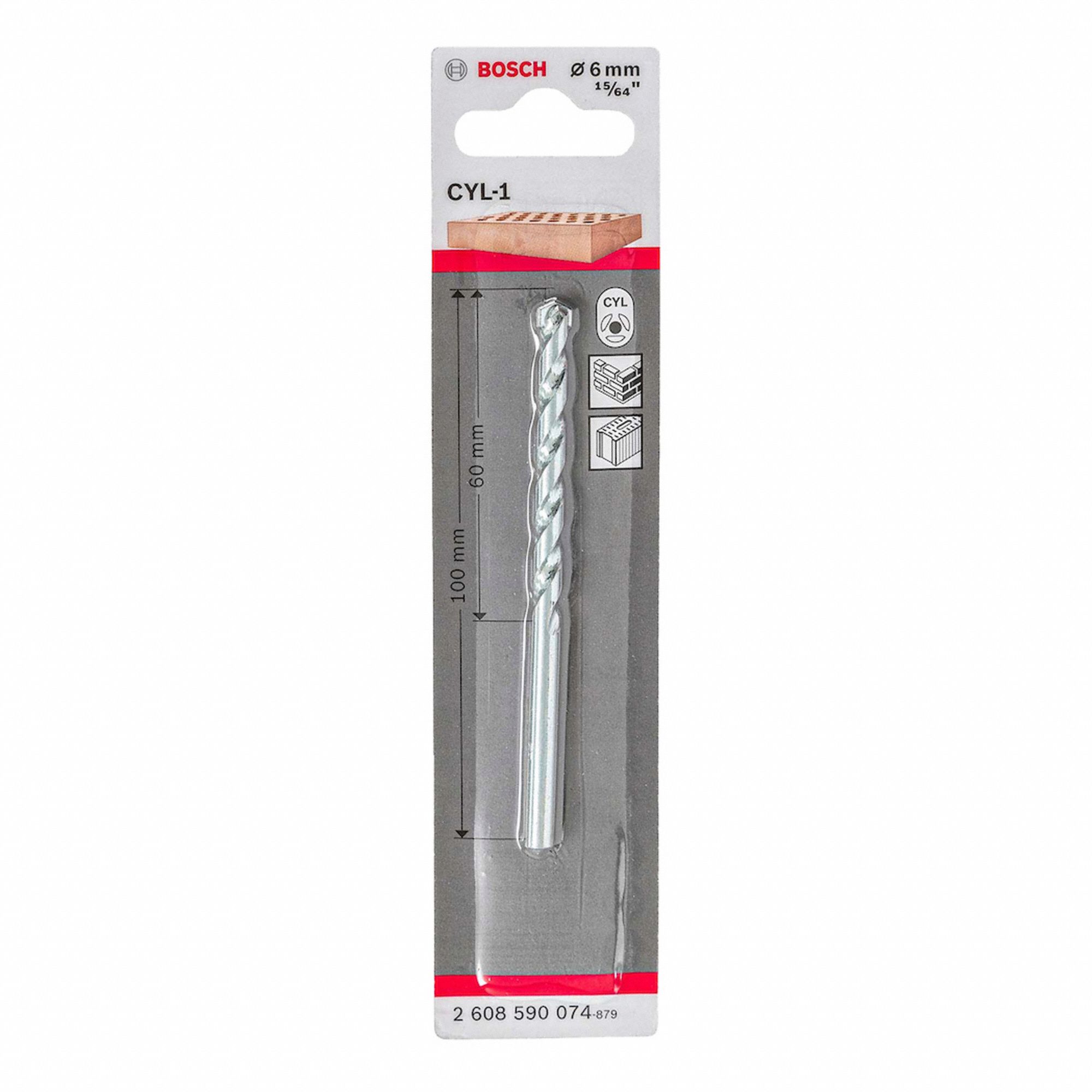 BOSCH Broca Para Rotomartillo, 7/8", 0.875, Fraccional En Pulgadas, SDS