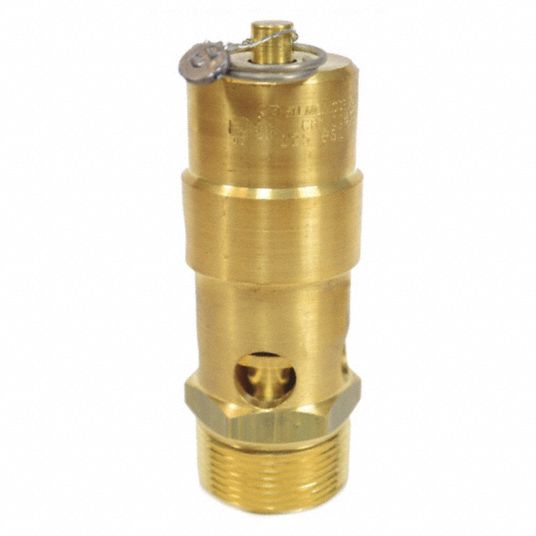 Brass Air Safety Valve with Soft Seat Valve Type Grainger
