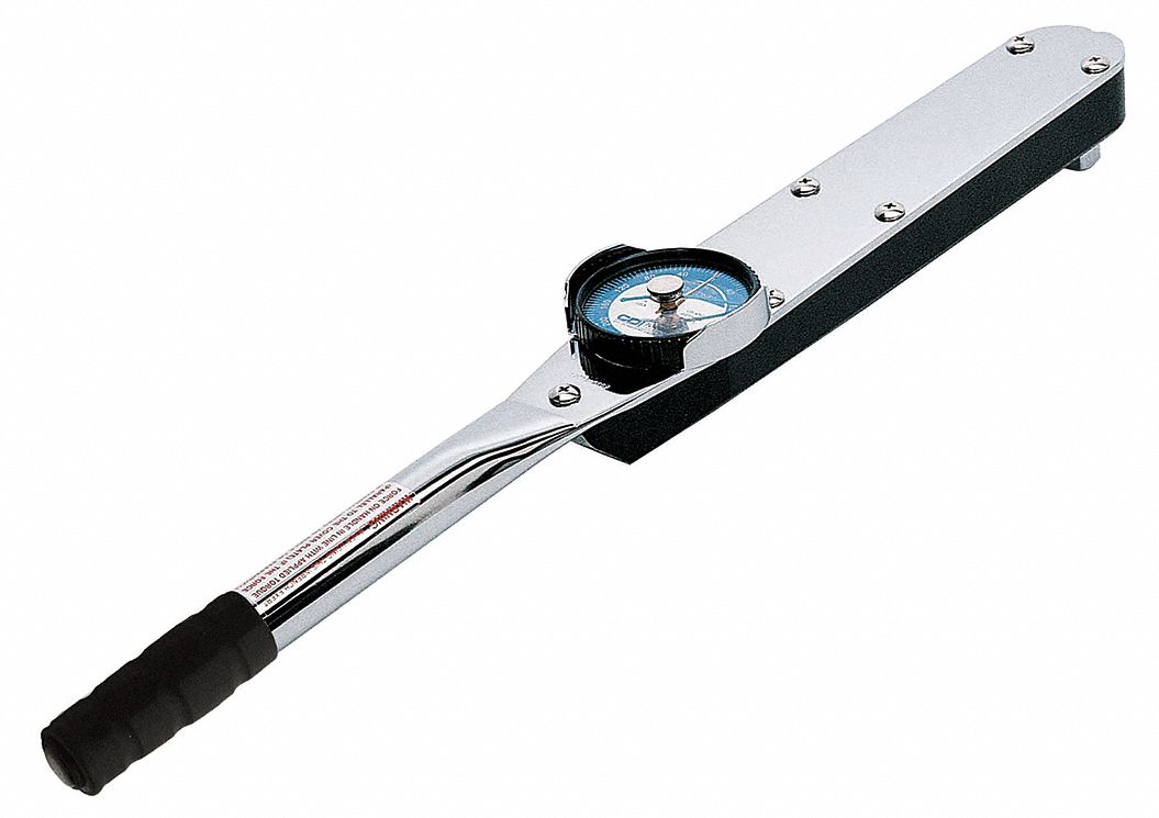 Dial Torque Wrench,Drive Size 1/4 in.