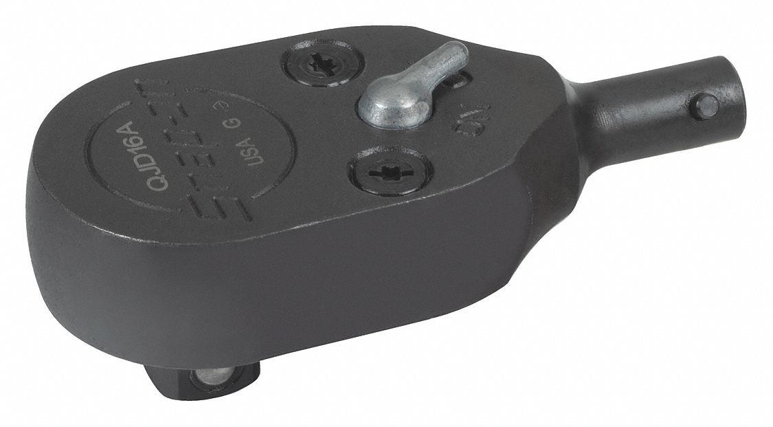 Interchangeable Torque Wrench Head: 3/8 in Drive Size, 3/8 in Size, 3 1/16 in Overall Lg