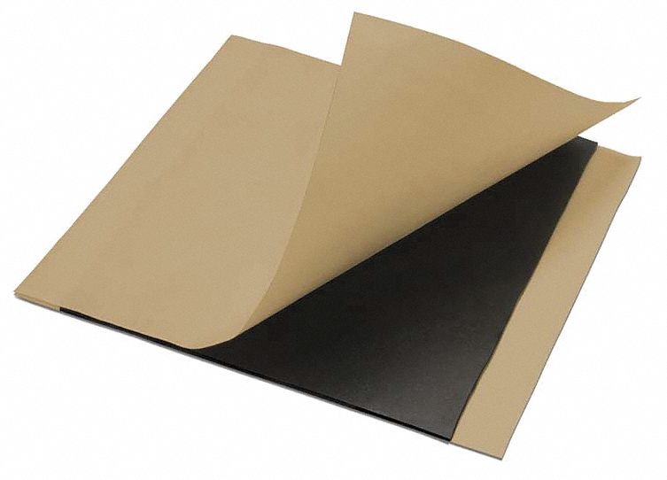 ADHESIVE PAD, PEEL AND STICK, BUTYL, 4 X 4 IN, FOR ASPHALT/CONCRETE, 100 PK