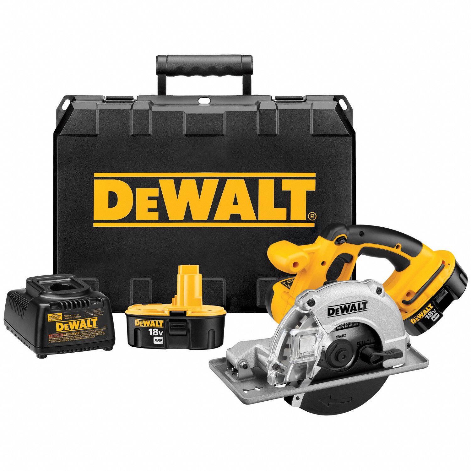 DEWALT Cordless Circular Saw Kit, 5 1/2 in Blade Dia., Left Blade Side