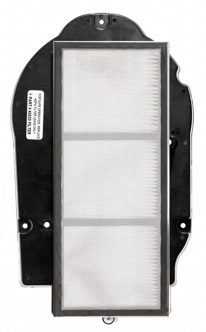 XLERATOR HEPA Filter Retrofit Kit Black, 11 11/16 in Wd, 2 13/16 in Dp