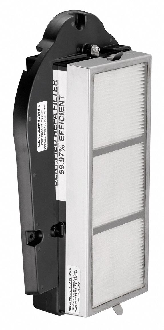 XLERATOR HEPA Filter Retrofit Kit Black, 11 11/16 in Wd, 2 13/16 in Dp