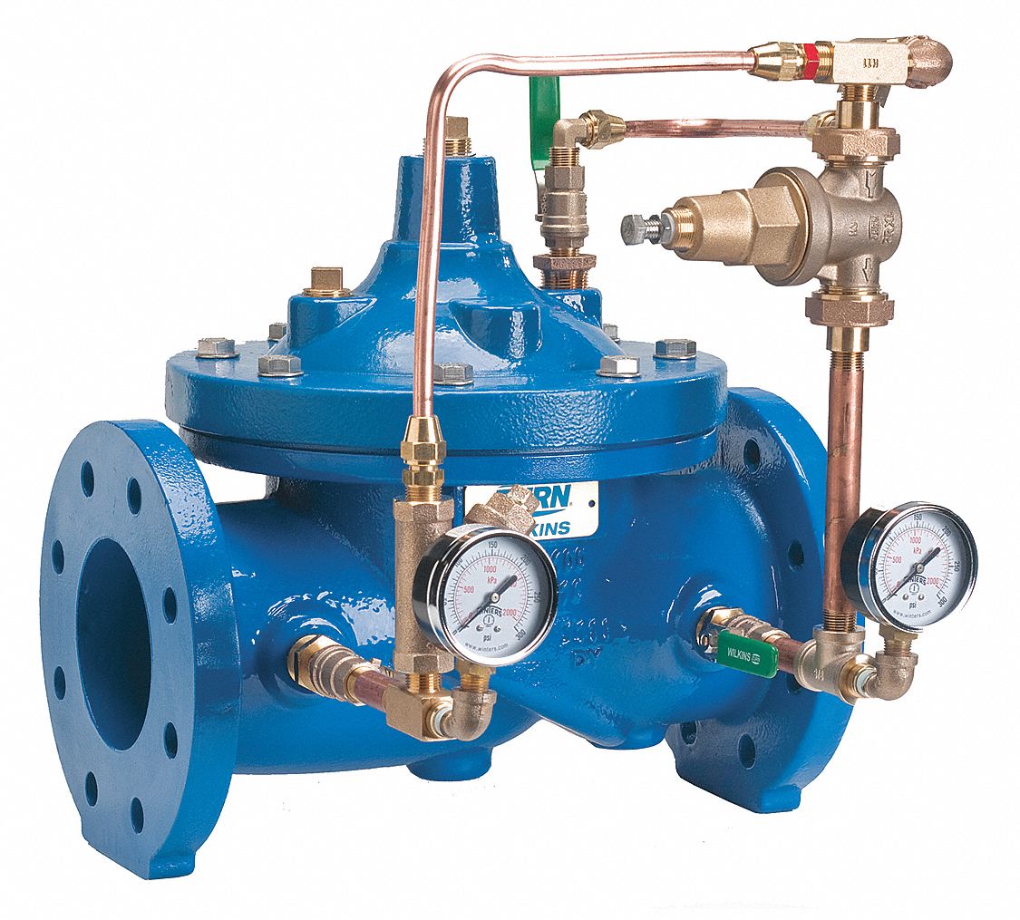 Zurn 4-ZW209 4 in. Iron Pressure Reducing Valve