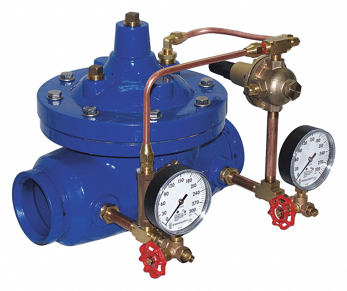 ZURN WILKINS, 1 1/2 in Nominal Pipe Size, Grooved, Automatic