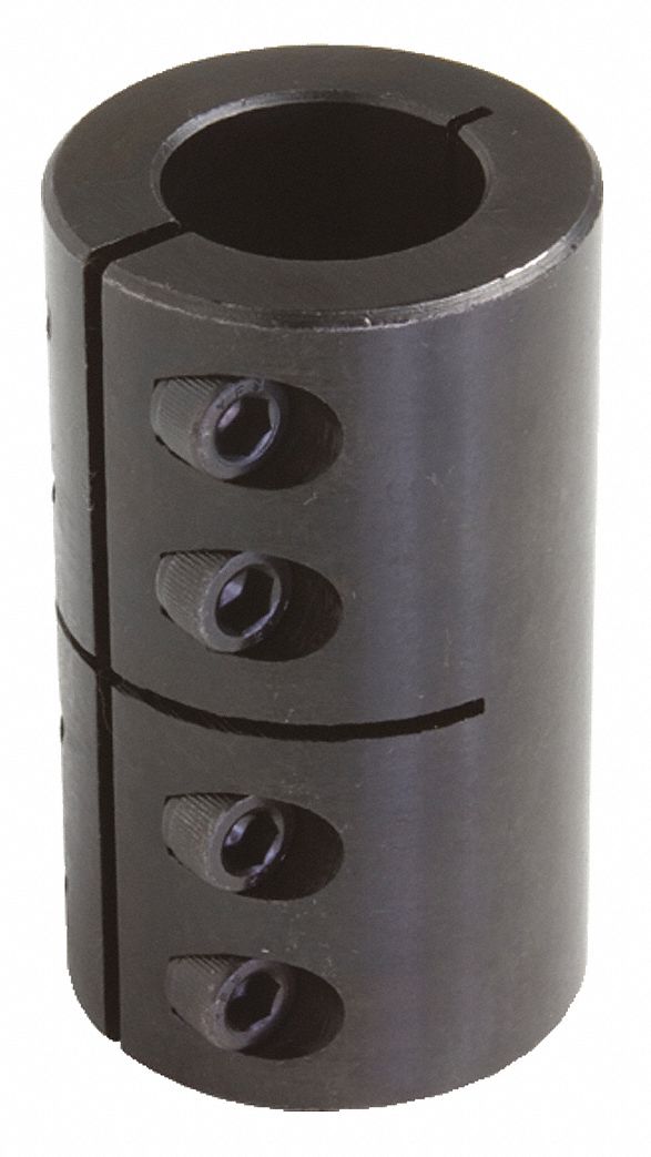 CLIMAX METAL PRODUCTS, Rigid Shaft Coupling, 1 Piece Clamp, Rigid Shaft