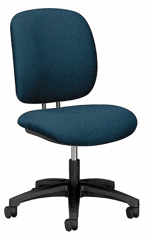 Hon Navy Blue Fabric Task Chair 17 3 4 Back Height Arm