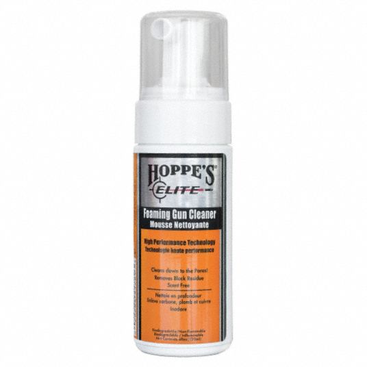HOPPE'S, 4 oz Size, Bottle, Foaming Gun Cleaner - 38C699