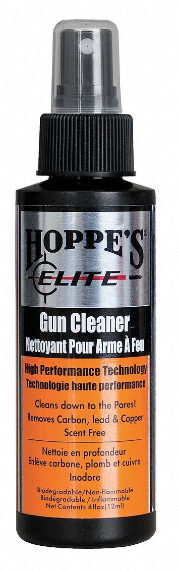 Gun Cleaner: 4 oz Size, Bottle, Various Firearms