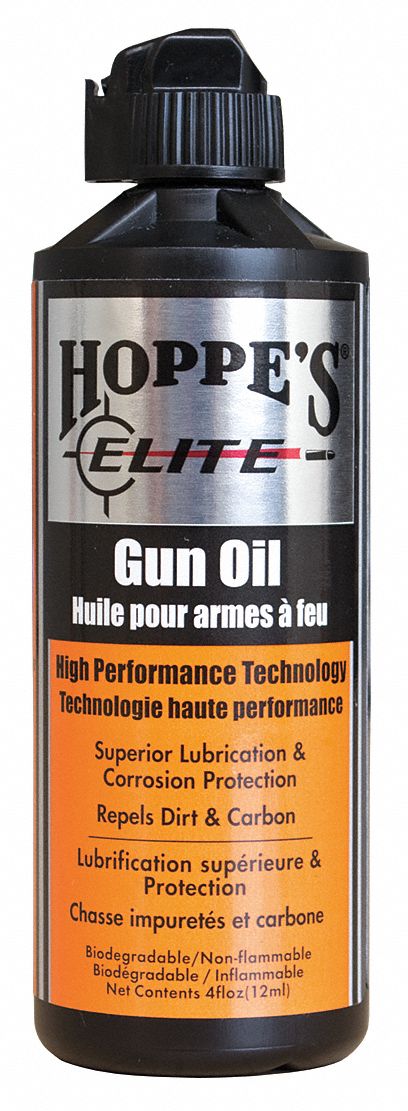 Gun Oil: 4 oz Size, Bottle, Various Firearms