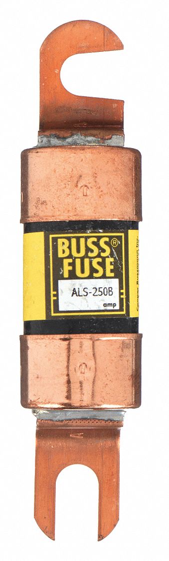 Forklift Limiter Fuse: Bolt-On, Gen Purpose, 250 A, 48 V DC, Non-Indicating, DC Only
