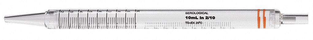 PIPETTE SEROLOGIQUE,10ML,COURTE,200PQ