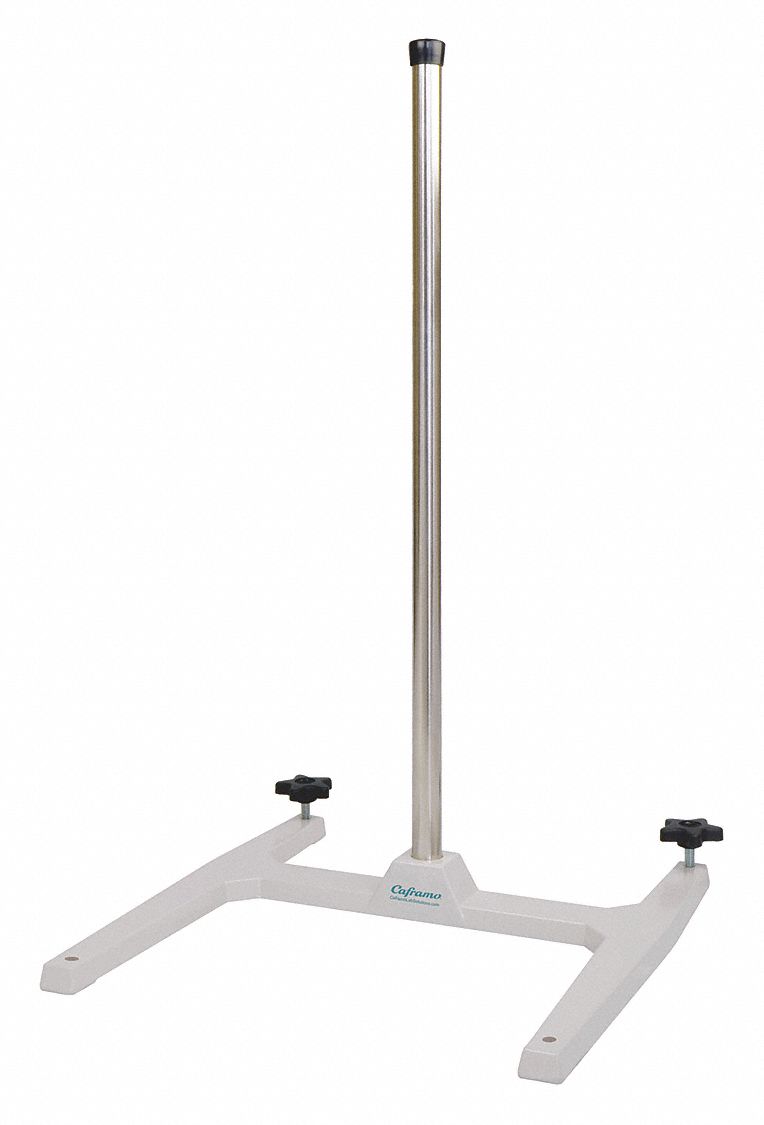 Safety Lab Stand: Stainless Steel, 1 in Rod Dia, 17 in Overall  Lg, 16 3/8 in Overall  Wd