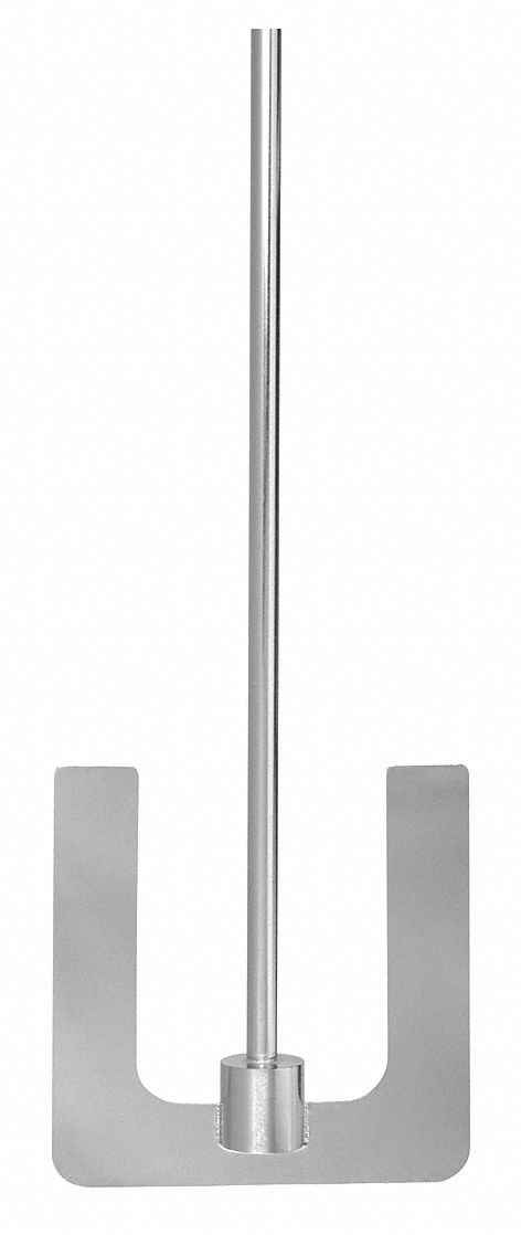 Paddle: Paddle, BDC1850/BDC2002/BDC2010/BDC3030/BDC6015, Stainless Steel, 3/8 in Shaft Dia
