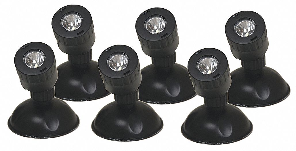 Accent Pond Light Kit: ABS, 12V, 3 W Watts, 6 Lamps, LED