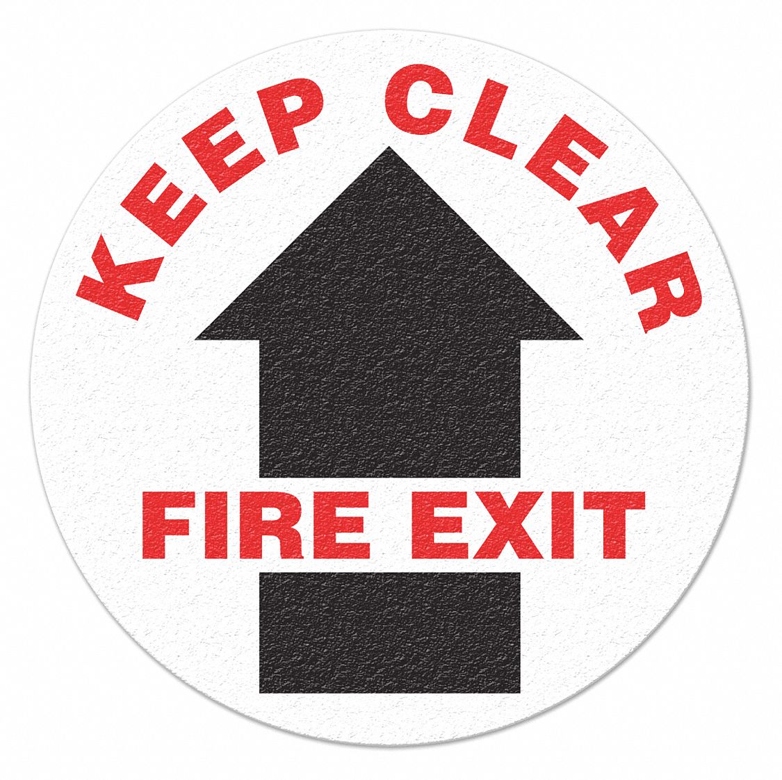 SAFETY FLOOR SIGN, PLASTIC, 17 IN WIDTH, 1/32 IN HEIGHT, ADHESIVE SURFACE, WHITE/CLEAR