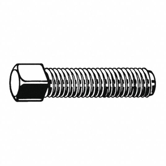 FABORY M202.50 Steel Square Head Bolt, Class 8.8, 120 mmL, Plain Finish, 10 PK 38CH26M01030