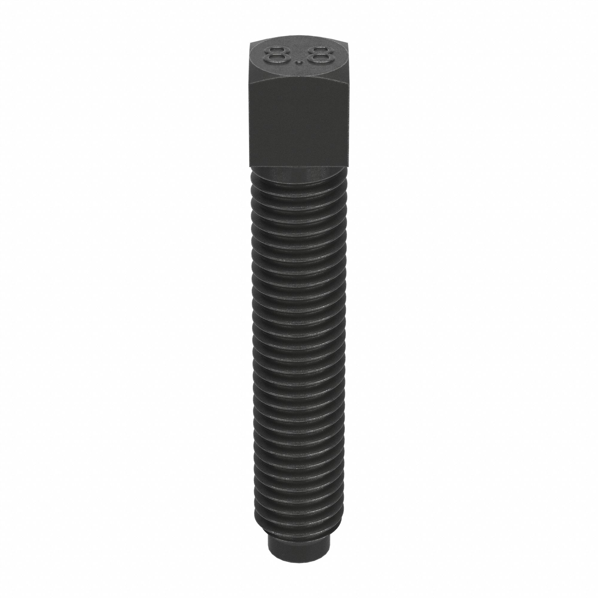 SOCKET SET SCREW, M12-1.75MM THREAD SIZE, 50MM OVERALL L, STEEL, BLACK OXIDE, 50 PK