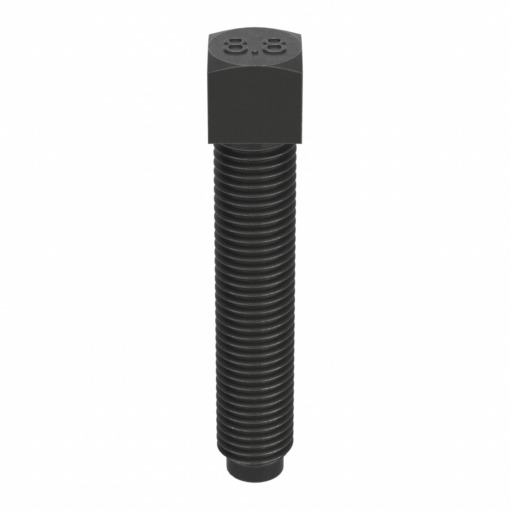 SOCKET SET SCREW, M20-2.50MM THREAD SIZE, 120MM OVERALL L, STEEL, BLACK OXIDE, 10 PK