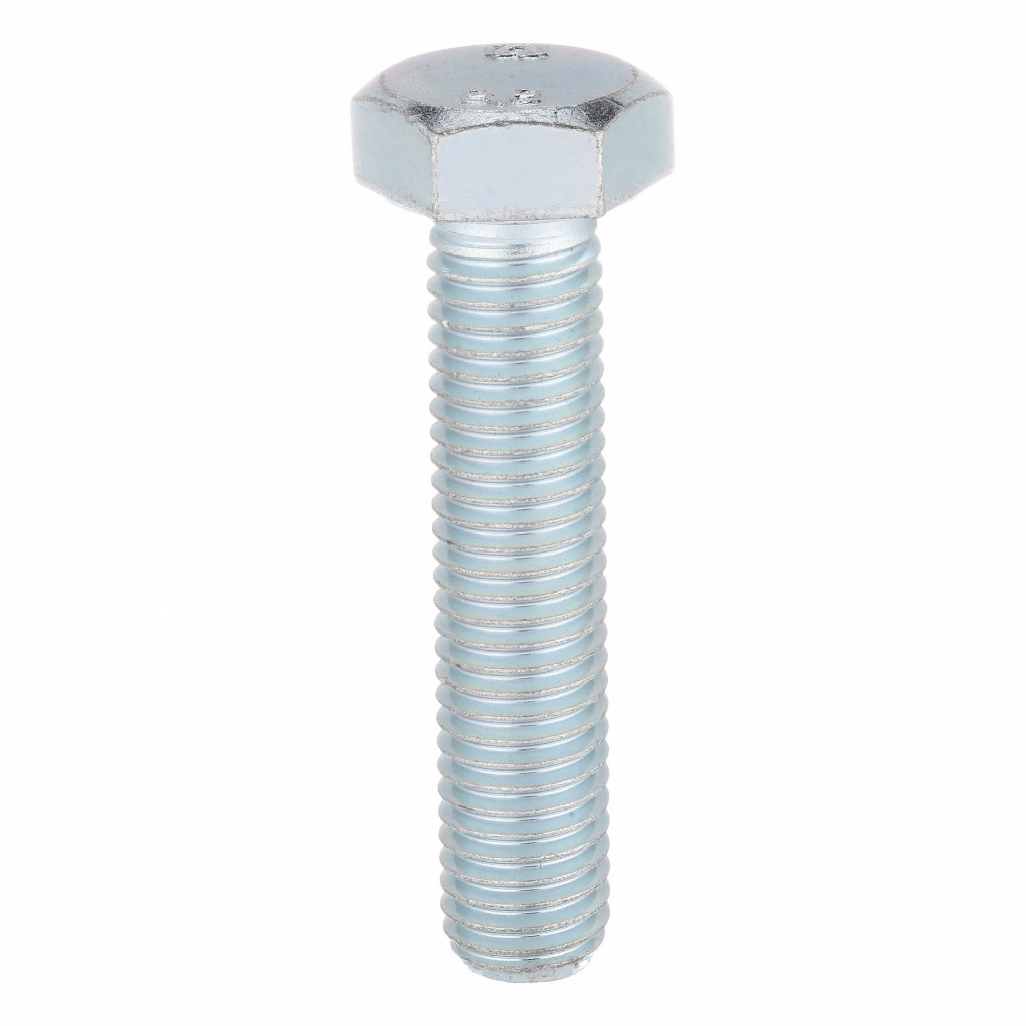 Hex Head Cap Screw: Steel, Class 8.8, Zinc Plated, M14-2.00, Coarse, 65 mm lg, Fully Threaded, 25 PK