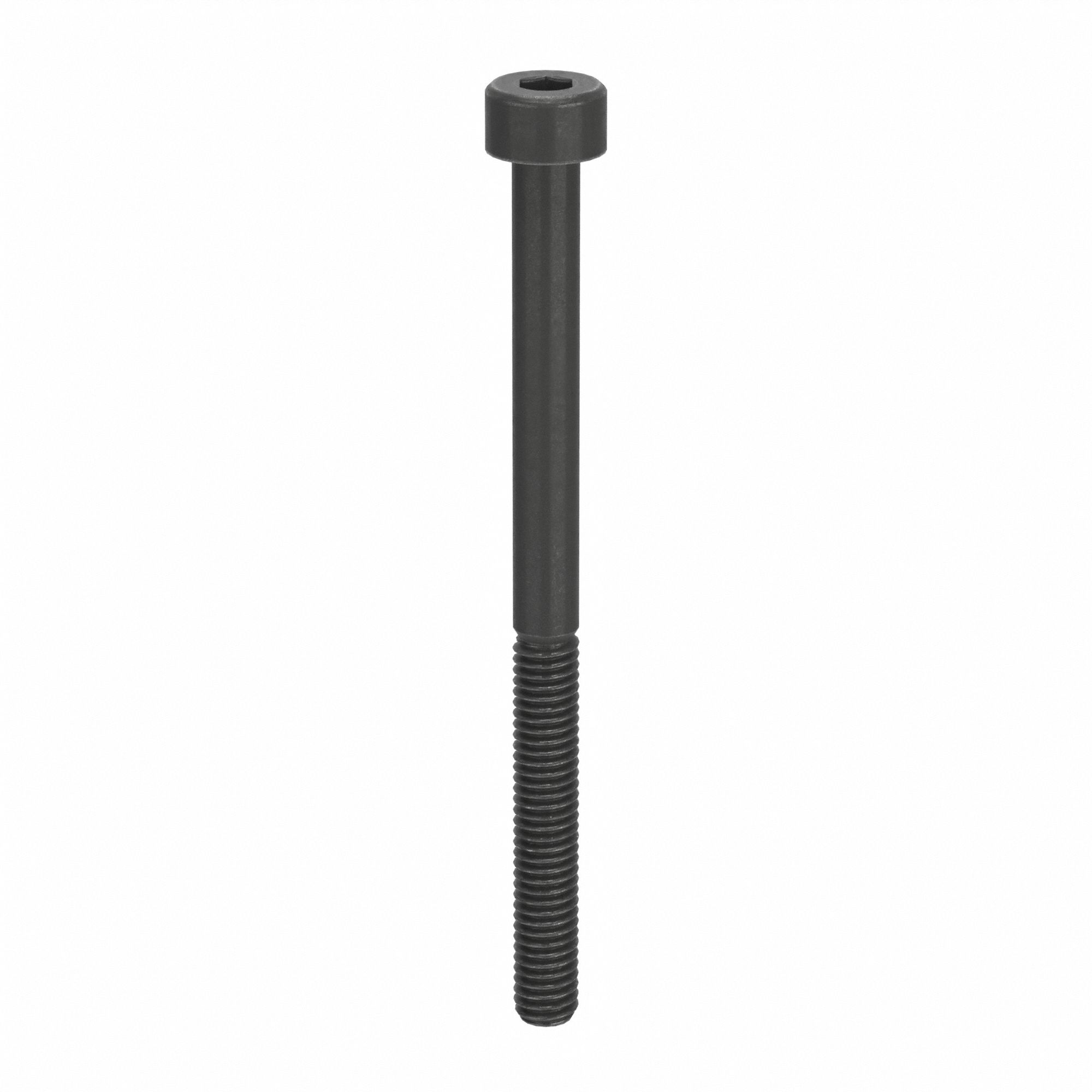 Socket Head Cap Screw: M4x0.70 Thread Size, 55 mm Lg, Std, Black Oxide, Alloy Steel, 100 PK