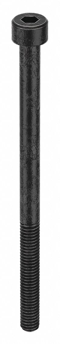 Socket Head Cap Screw: M4x0.70 Thread Size, 65 mm Lg, Std, Black Oxide, Alloy Steel, 100 PK