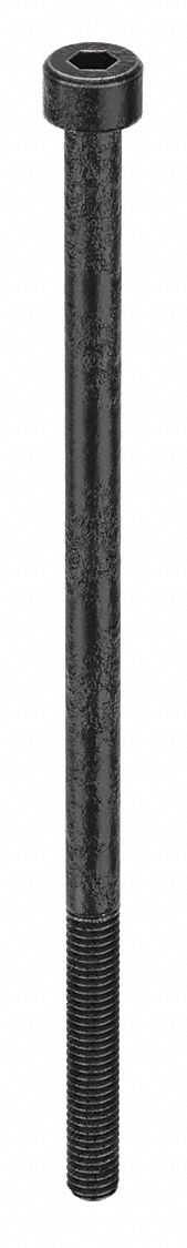 Socket Head Cap Screw: M4x0.70 Thread Size, 90 mm Lg, Std, Black Oxide, Alloy Steel, 100 PK