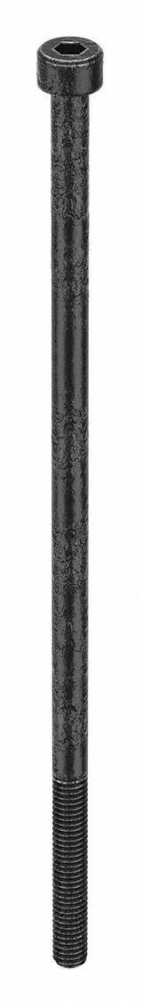 Socket Head Cap Screw: M4x0.70 Thread Size, 110 mm Lg, Std, Black Oxide, Alloy Steel, 50 PK