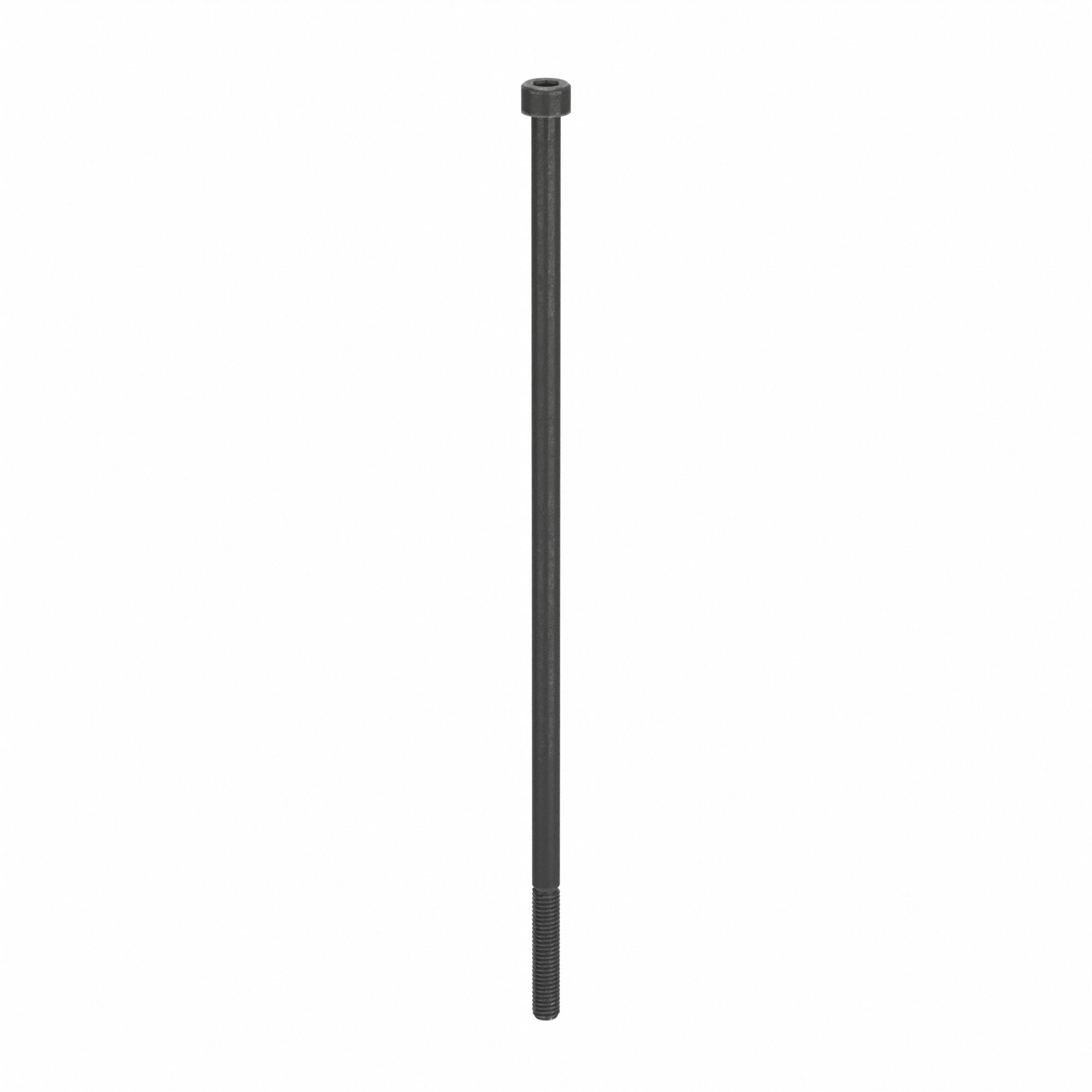 Socket Head Cap Screw: M6x1.00 Thread Size, 200 mm Lg, Std, Black Oxide, Alloy Steel, 10 PK