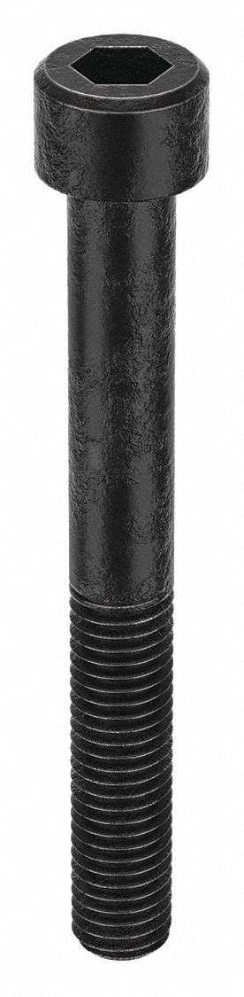 Socket Head Cap Screw: M10x1.50 Thread Size, 85 mm Lg, Std, Black Oxide, Alloy Steel, 50 PK
