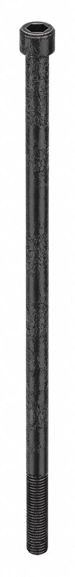 Socket Head Cap Screw: M12x1.75 Thread Size, 300 mm Lg, Std, Black Oxide, Alloy Steel, 5 PK