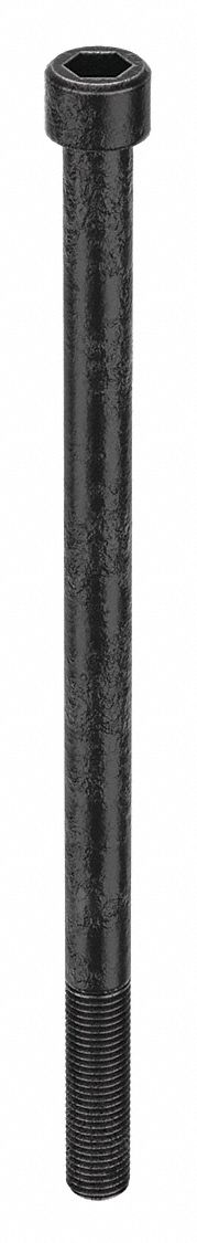 Socket Head Cap Screw: M20x2.50 Thread Size, 360 mm Lg, Std, Black Oxide, Alloy Steel, Class 12.9