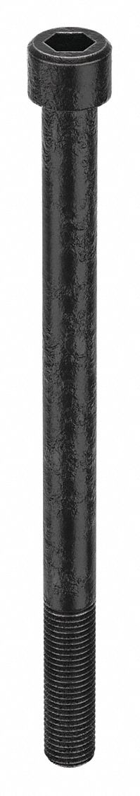Socket Head Cap Screw: M24x3.00 Thread Size, 340 mm Lg, Std, Black Oxide, Alloy Steel, Class 12.9