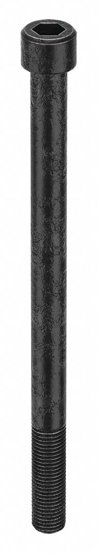 Socket Head Cap Screw: M24x3.00 Thread Size, 360 mm Lg, Std, Black Oxide, Alloy Steel, Class 12.9