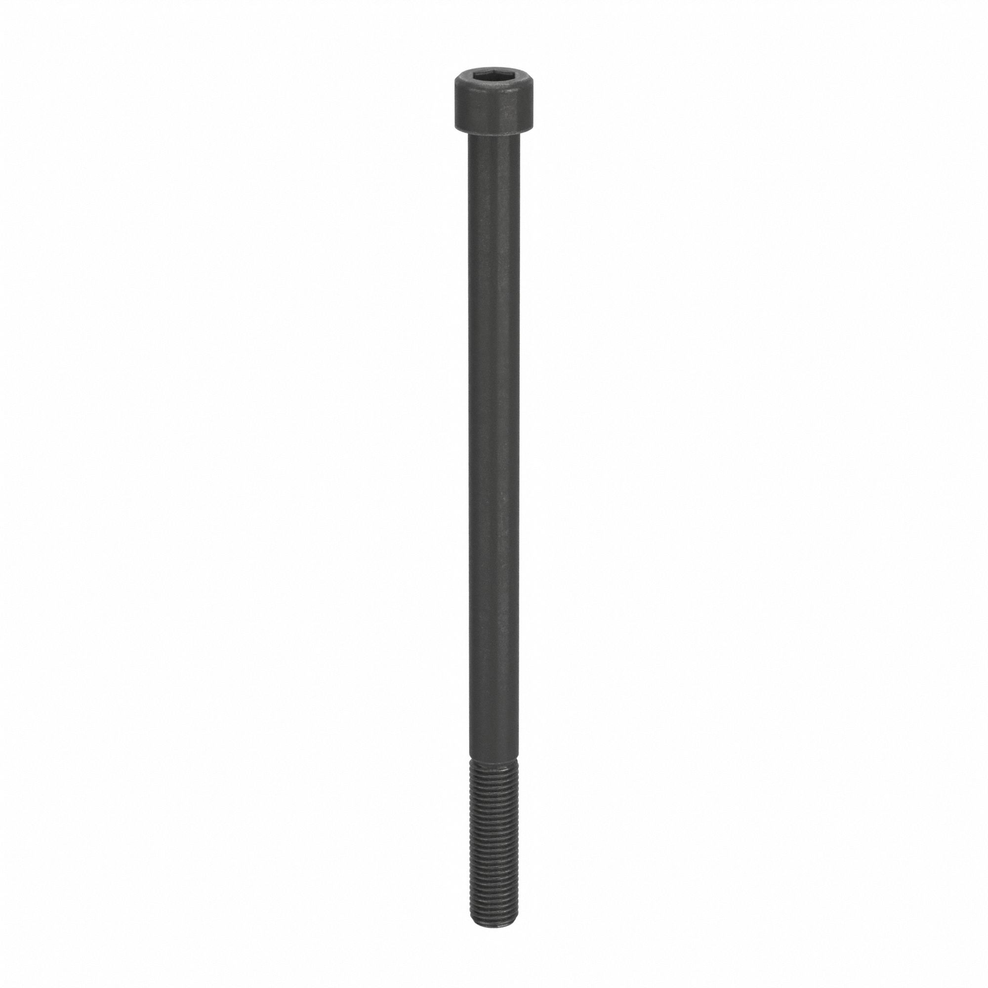 Socket Head Cap Screw: M24x3.00 Thread Size, 400 mm Lg, Std, Black Oxide, Alloy Steel, Class 12.9