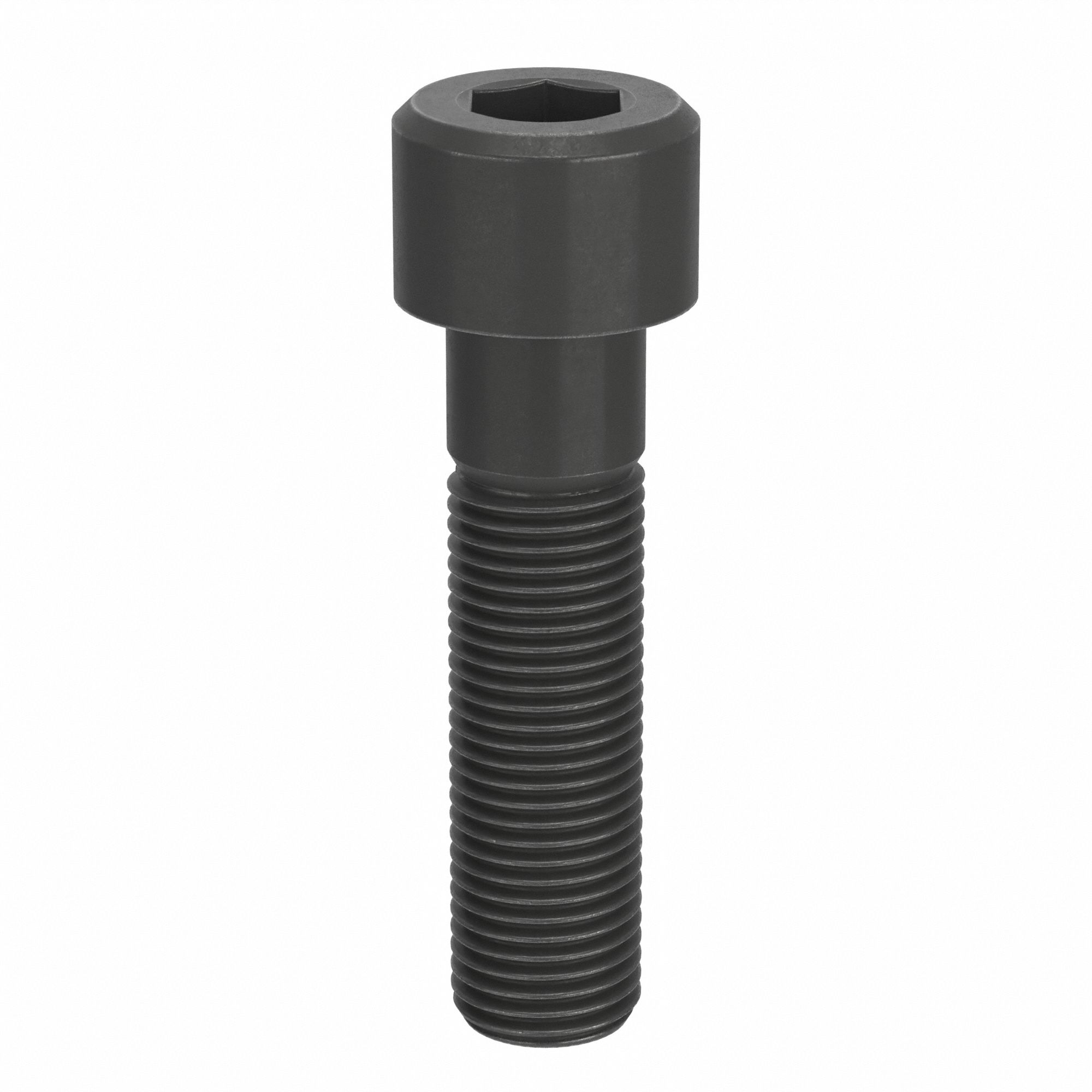Socket Head Cap Screw: M33x3.50 Thread Size, 130 mm Lg, Std, Black Oxide, Alloy Steel, Class 12.9