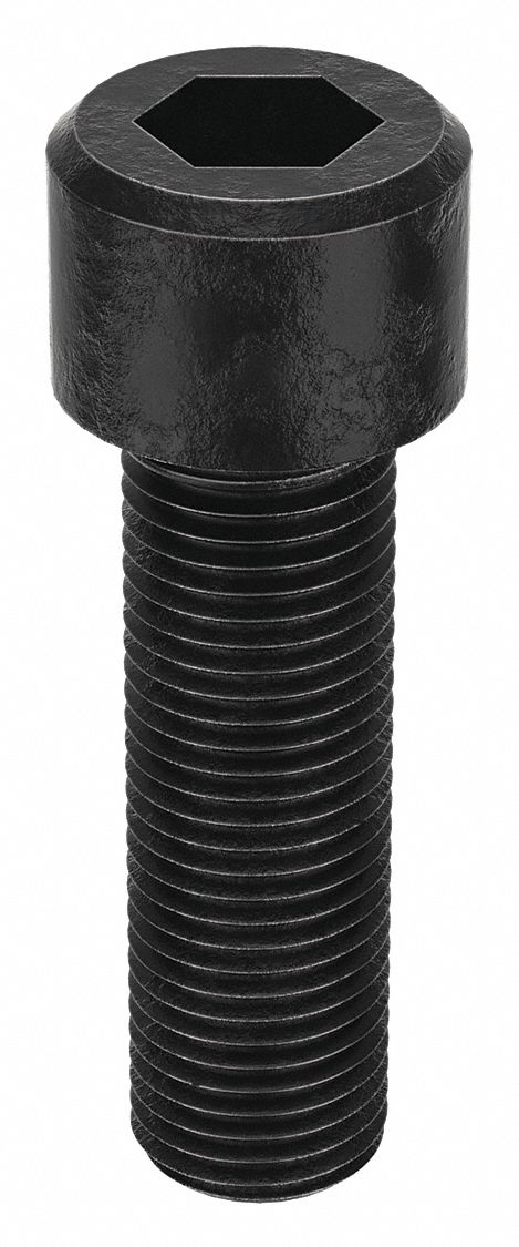 Socket Head Cap Screw: M42x4.50 Thread Size, 140 mm Lg, Std, Black Oxide, Alloy Steel, Class 12.9