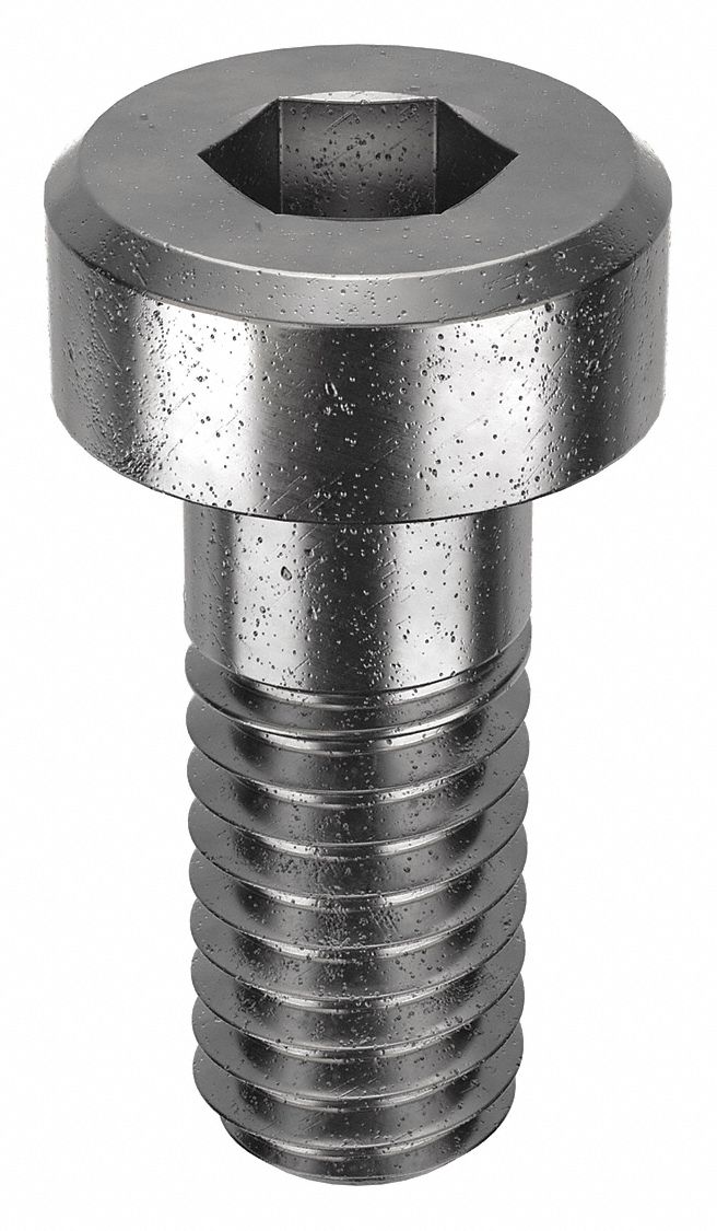 Socket Head Cap Screw: M4x0.70 Thread Size, 10 mm Lg, Low-Profile Std, Black Oxide, 100 PK