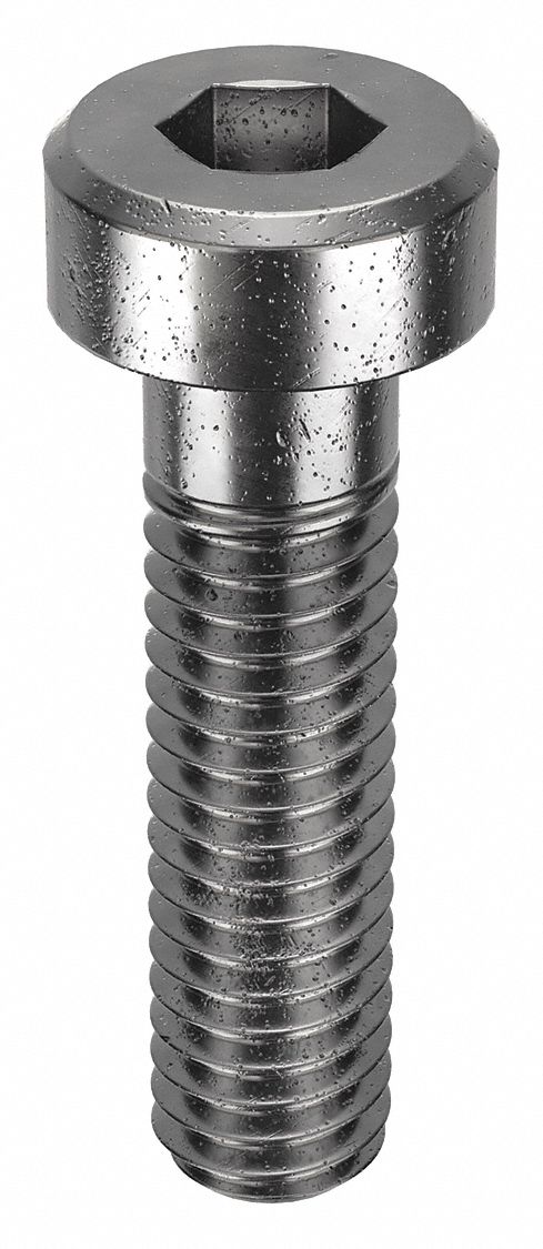 Socket Head Cap Screw: M4x0.70 Thread Size, 16 mm Lg, Low-Profile Std, Black Oxide, 100 PK