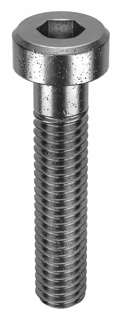 Socket Head Cap Screw: M4x0.70 Thread Size, 20 mm Lg, Low-Profile Std, Black Oxide, 100 PK