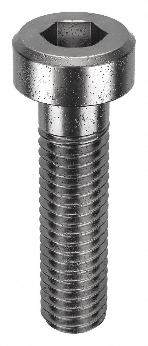 Socket Head Cap Screw: M5x0.80 Thread Size, 20 mm Lg, Low-Profile Std, Black Oxide, 100 PK
