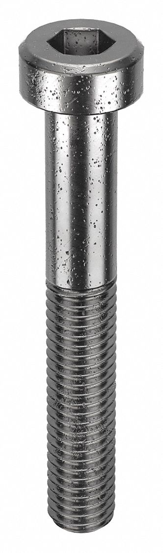 Socket Head Cap Screw: M5x0.80 Thread Size, 35 mm Lg, Low-Profile Std, Black Oxide, 100 PK