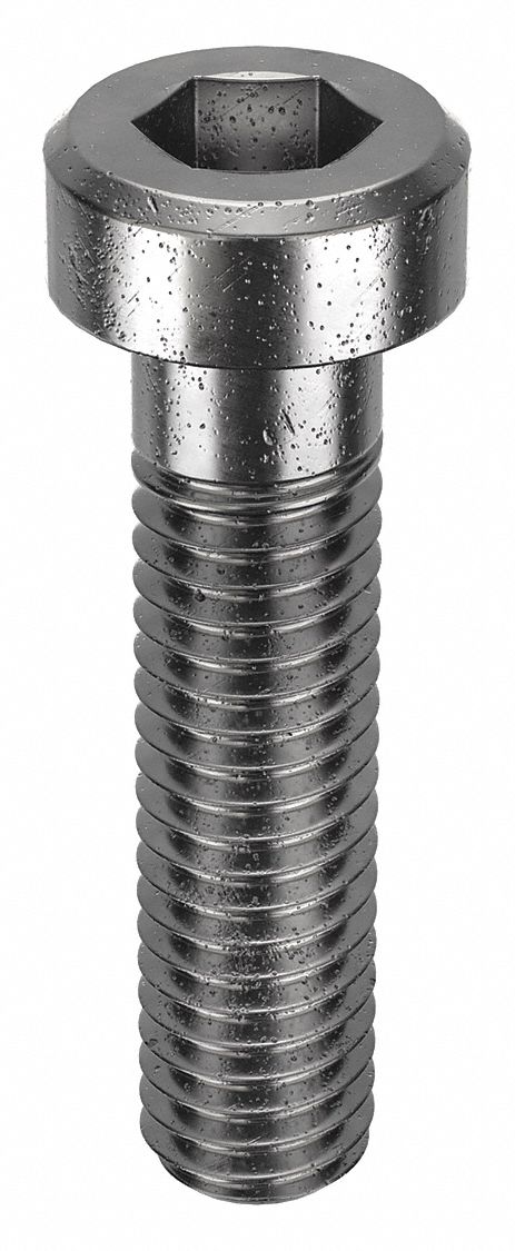 Socket Head Cap Screw: M6x1.00 Thread Size, 25 mm Lg, Low-Profile Std, Black Oxide, 100 PK