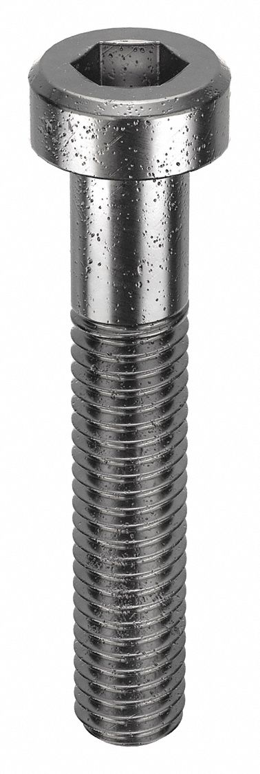 Socket Head Cap Screw: M6x1.00 Thread Size, 35 mm Lg, Low-Profile Std, Black Oxide, 100 PK