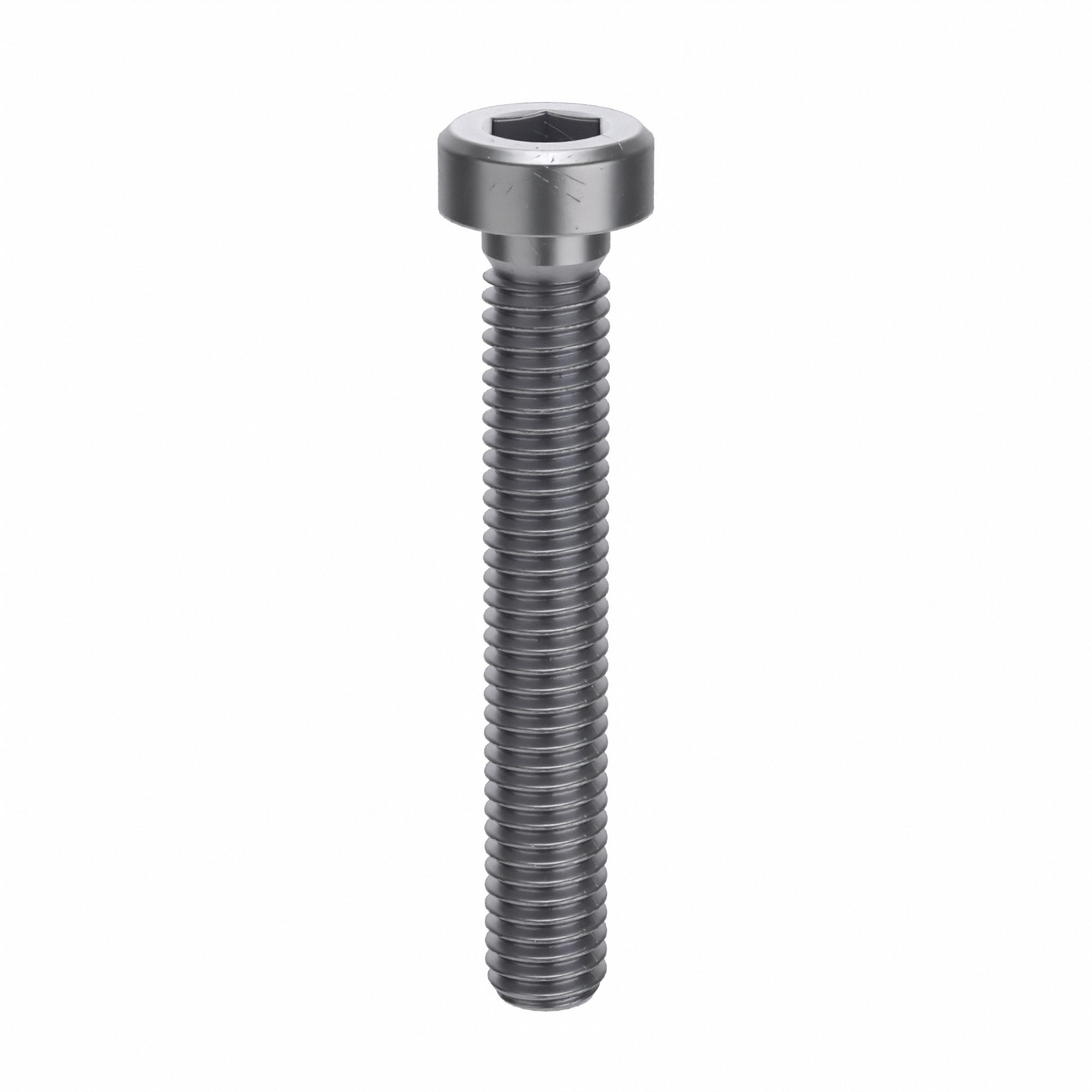 Socket Head Cap Screw: M6x1.00 Thread Size, 40 mm Lg, Low-Profile Std, Black Oxide, 100 PK