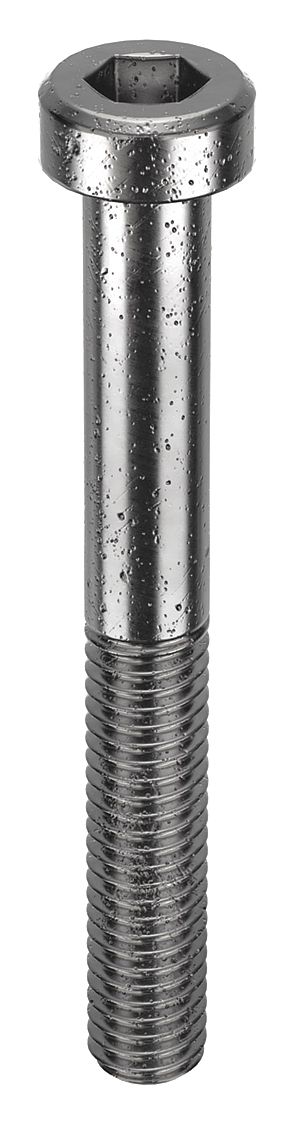 Socket Head Cap Screw: M6x1.00 Thread Size, 50 mm Lg, Low-Profile Std, Black Oxide, 100 PK