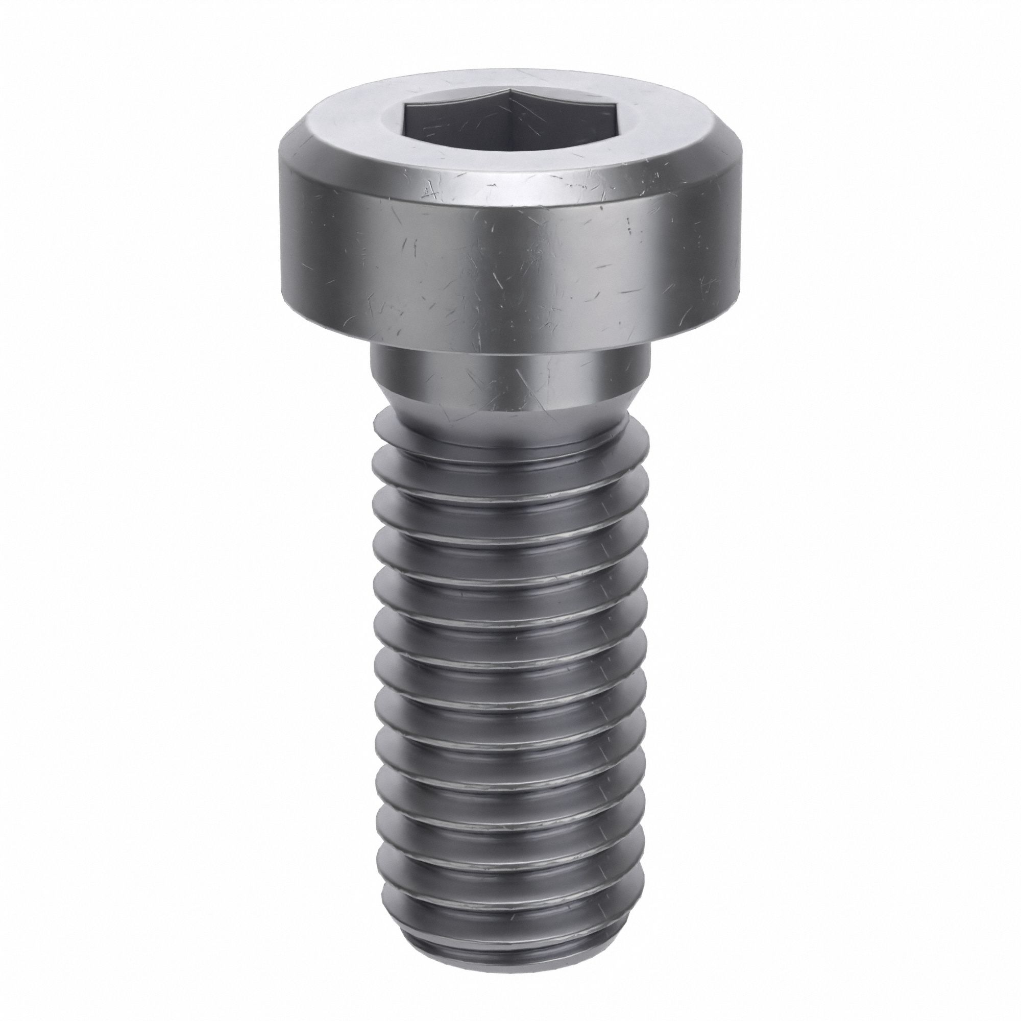 Socket Head Cap Screw: M8x1.25 Thread Size, 20 mm Lg, Low-Profile Std, Black Oxide, 100 PK
