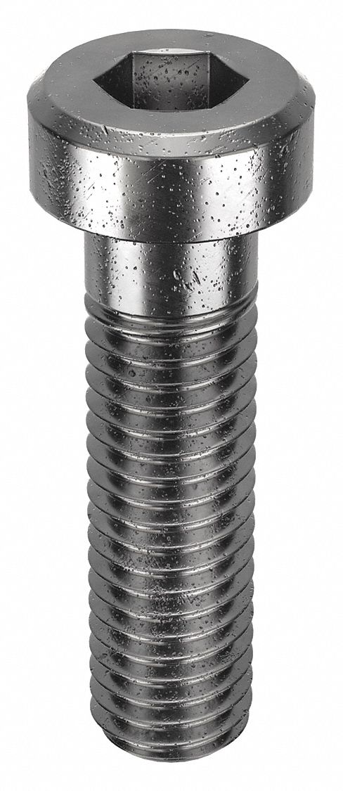 Socket Head Cap Screw: M8x1.25 Thread Size, 30 mm Lg, Low-Profile Std, Black Oxide, 100 PK