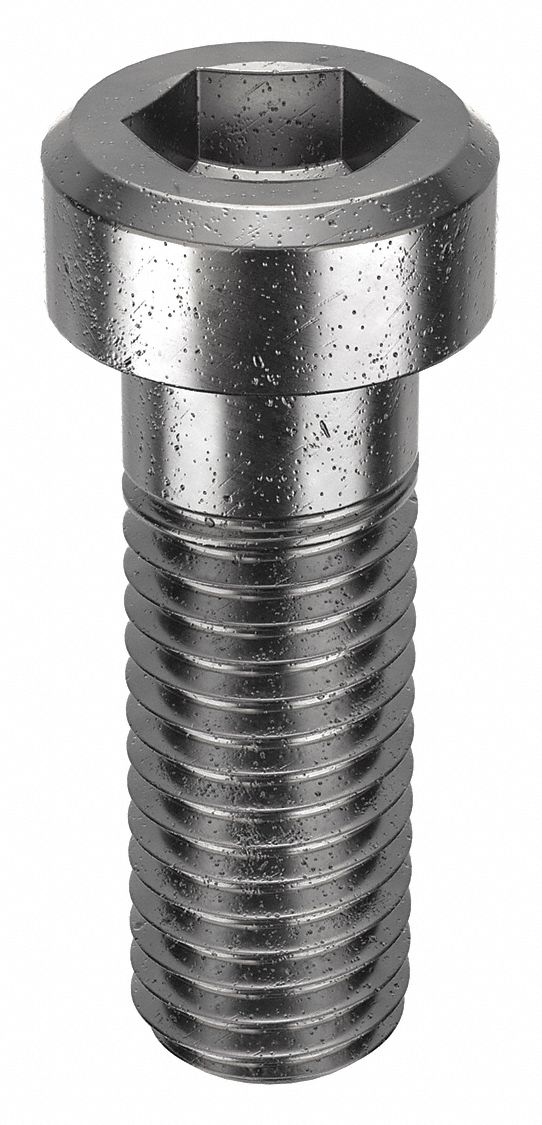 Socket Head Cap Screw: M12x1.75 Thread Size, 35 mm Lg, Low-Profile Std, Black Oxide, 50 PK
